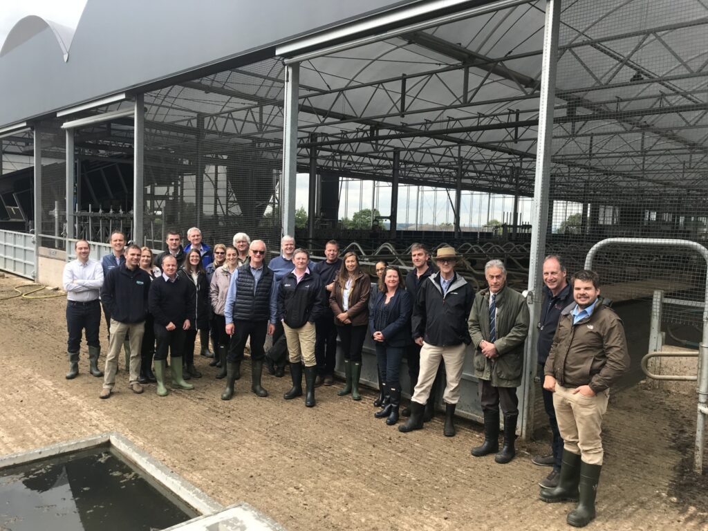Participants at the dairy welfare research meeting