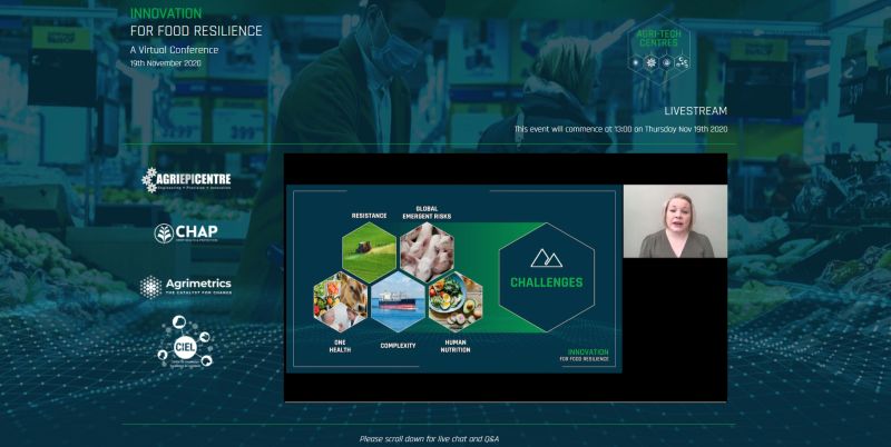 Virtual Conference 2020 | Screenshot Agrimetrics | UK Agri-Tech Centres of Agricultural Innovation